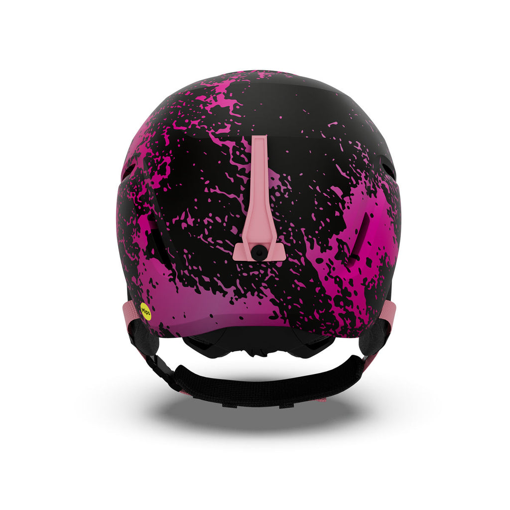 Giro Kids' Spur MIPS Snow Helmet - Neon Pink Surge - Giro Mips - alternate view 4
