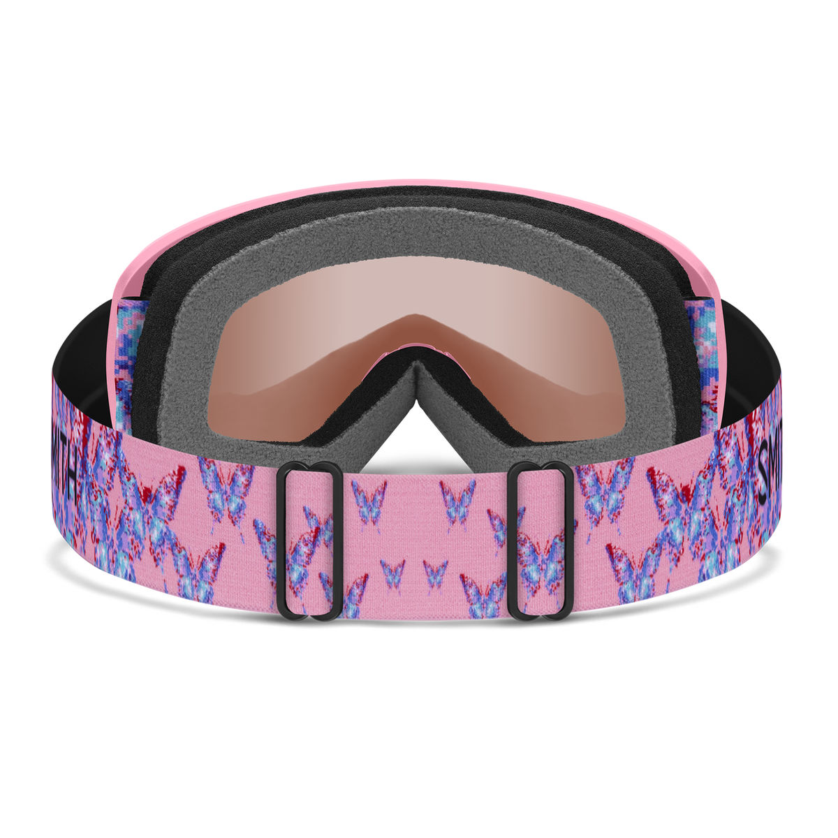 Smith Kids' Snowday Snow Goggle - Bright Pink LoFi Butterfly / RC36 - Smith Traditional Goggle - alternate view 2