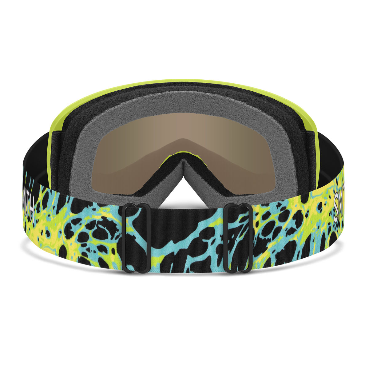 Smith Kids' Snowday Snow Goggle - Electric Lime Slime / Green Sol-X Mirror - Smith Traditional Goggle - alternate view 2