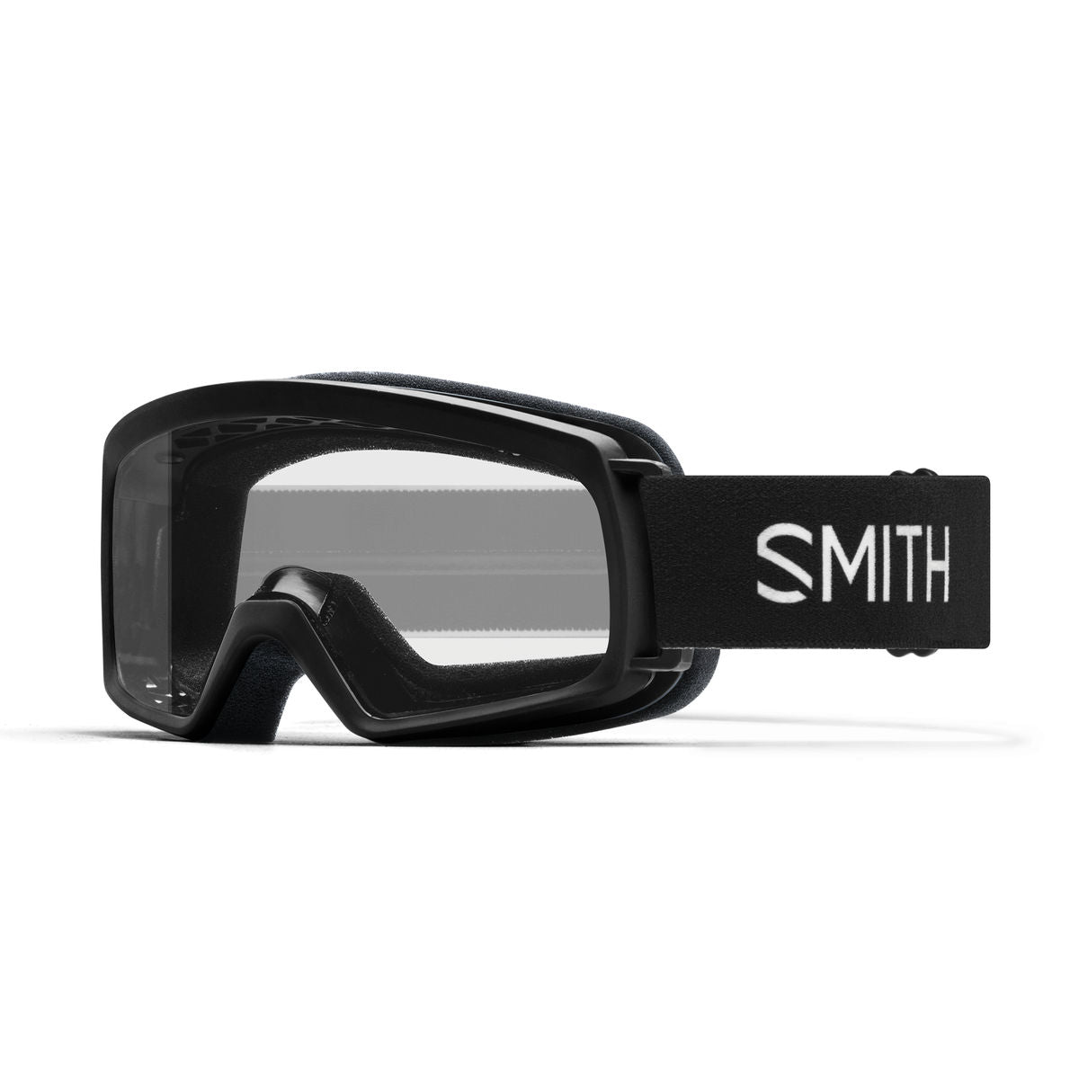 Smith Kids' Rascal Snow Goggle - Black / Clear - Smith Traditional Goggle