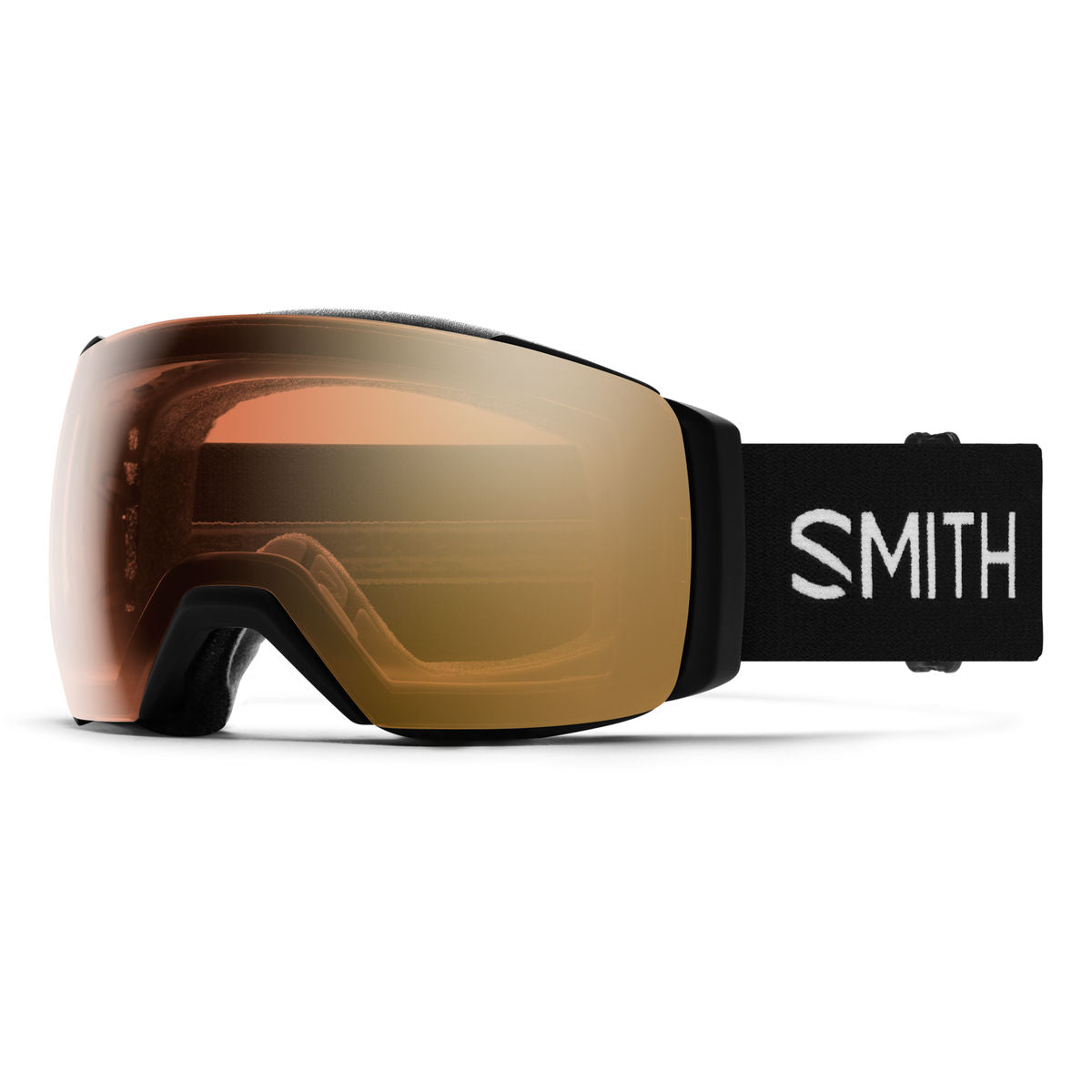 Smith I/O MAG XL Snow Goggle - Black / ChromaPop Pro Photochromic Gold Mirror - Smith MAG Goggle