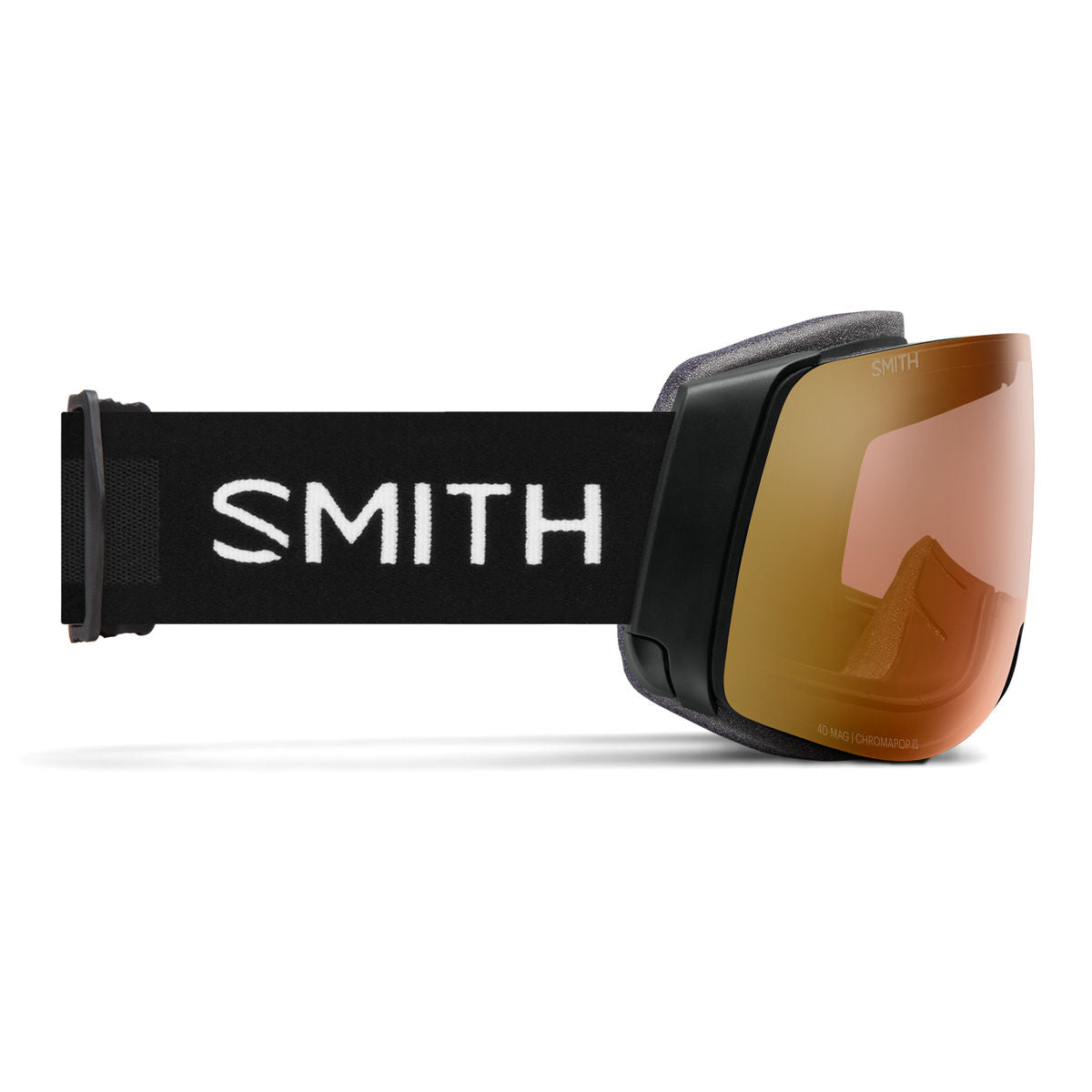 Smith 4D MAG Snow Goggle - Black / ChromaPop Pro Photochromic Gold Mirror - Smith MAG Goggle - alternate view 2