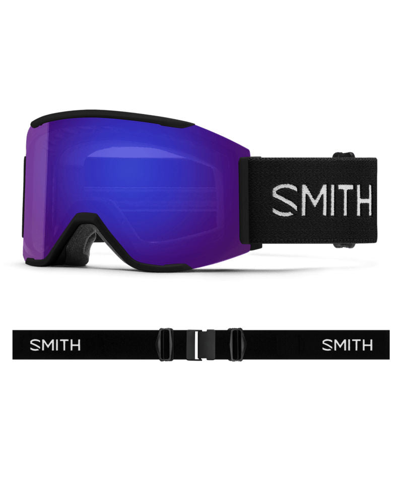 Smith Squad MAG Snow Goggle - Black / ChromaPop Everyday Violet Mirror - Smith MAG Goggle