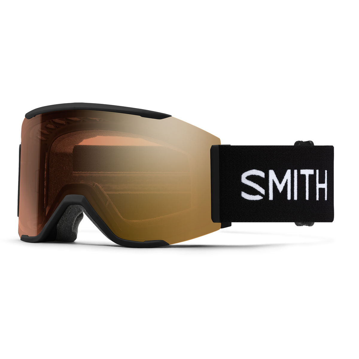 Smith Squad MAG Snow Goggle - Black / ChromaPop Pro Photochromic Gold Mirror - Smith MAG Goggle