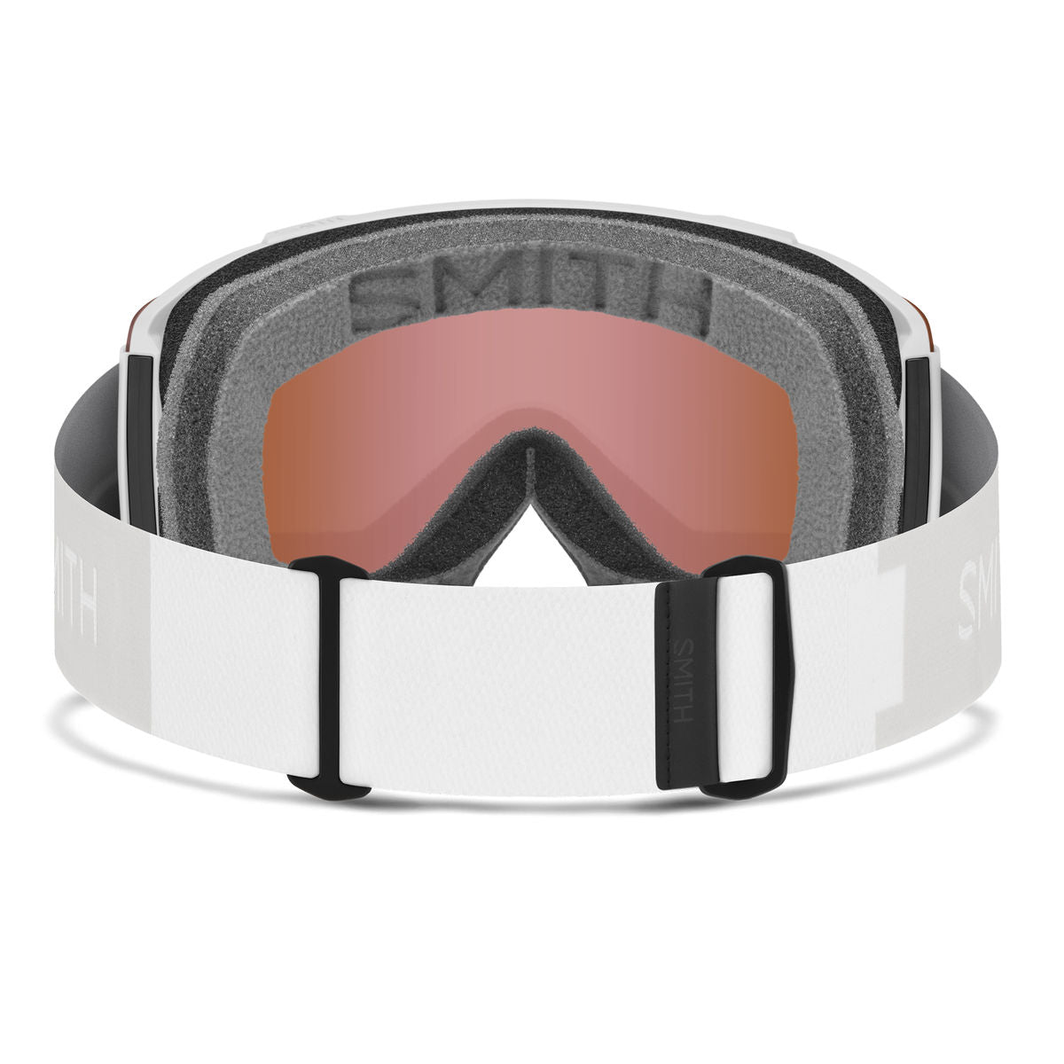 Smith Squad Snow Goggle - White Vapor / ChromaPop Everyday Rose Gold Mirror - Smith Traditional Goggle - alternate view 2