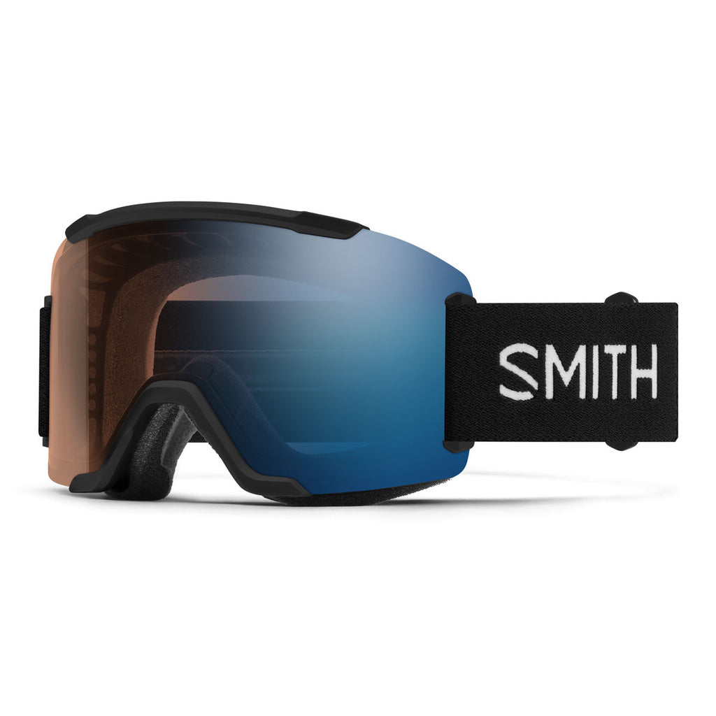 Smith Squad Snow Goggle - Black / ChromaPop Pro Photochromic Blue Mirror - Smith Traditional Goggle
