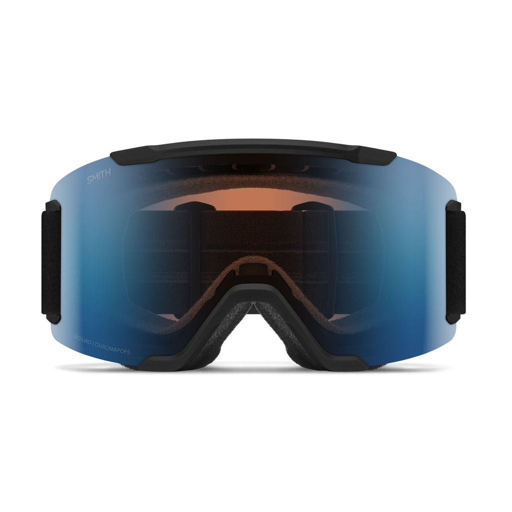 Smith Squad Snow Goggle - Black / ChromaPop Pro Photochromic Blue Mirror - Smith Traditional Goggle - alternate view 3