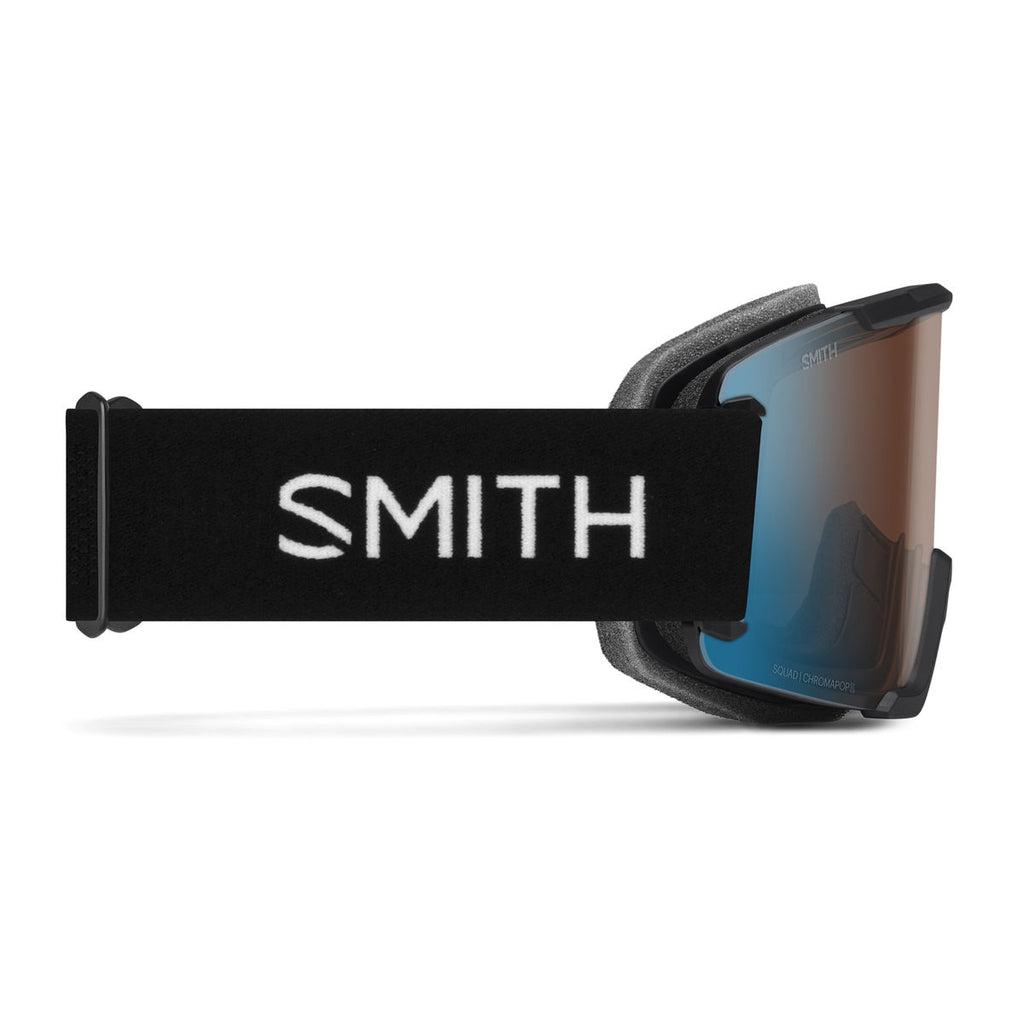 Smith Squad Snow Goggle - Black / ChromaPop Pro Photochromic Blue Mirror - Smith Traditional Goggle - alternate view 4