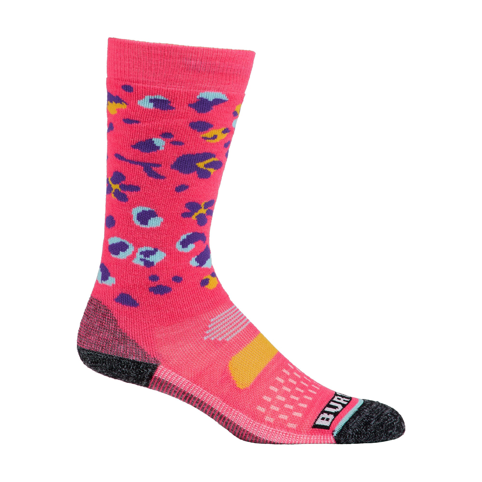 Kids' Burton Performance Midweight Socks - Wildcat Floral - Burton Knee High