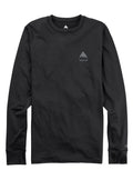 Men's Burton Lightweight X Base Layer Crewneck - True Black - Burton Crew Neck Base