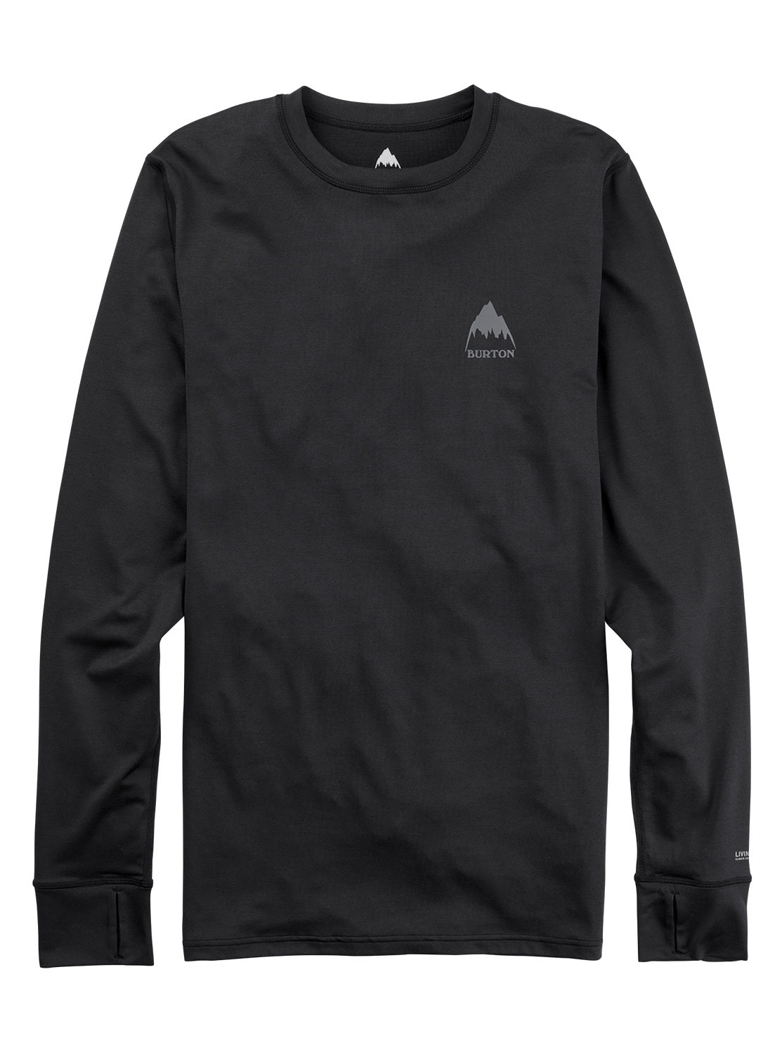 Men's Burton Lightweight X Base Layer Crewneck - True Black