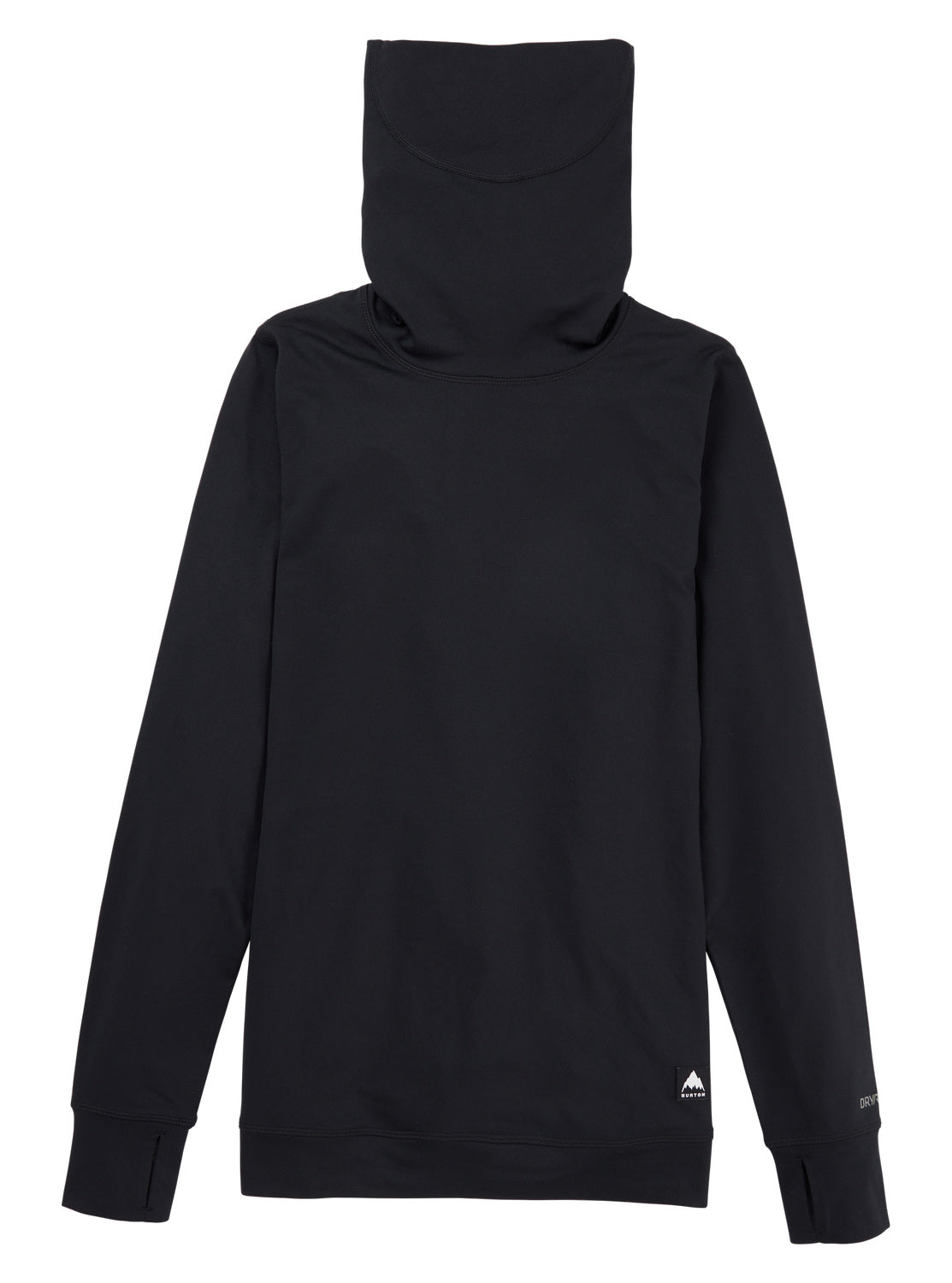 Women's Burton Midweight Base Layer Long Neck Shirt - True Black