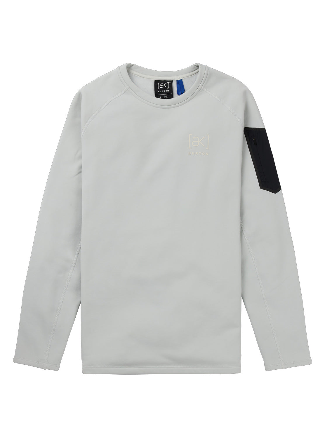 Men's Burton [ak] Baker Stretch Crewneck Fleece - Gray Cloud