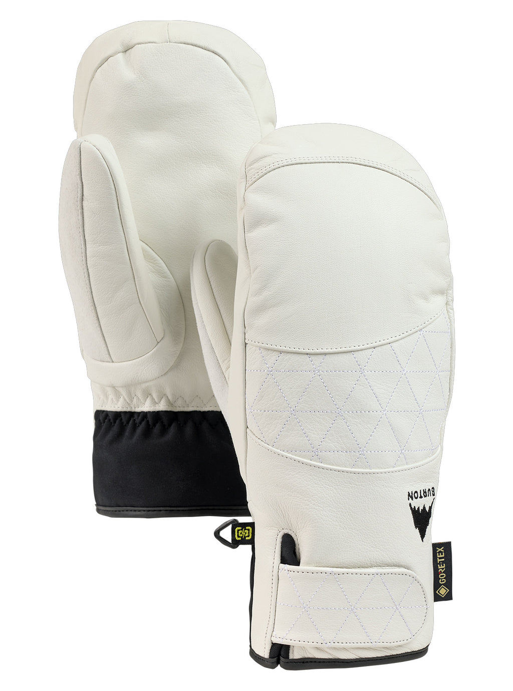 Women's Burton Gondy GORE-TEX Leather Mittens - Stout White - Burton Mitts