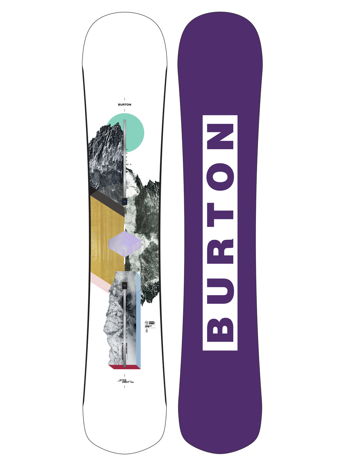 Women's Burton Hideaway Flat Top Snowboard - One Color