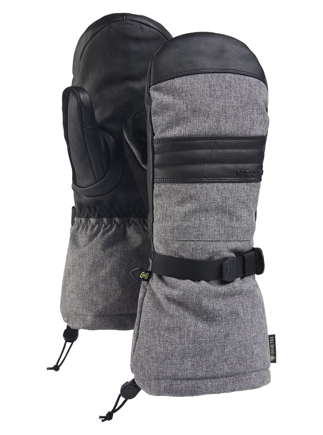 Men's Burton Warmest GORE-TEX Mittens - Gray Heather