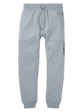 Men's Burton Oak Fleece Pants - Gray Heather - Burton Pants Apparel