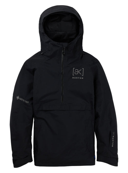 Women's Burton [ak] Kimmy GORE-TEX 2L Anorak Jacket - True Black - Burton Anorak Outerwear