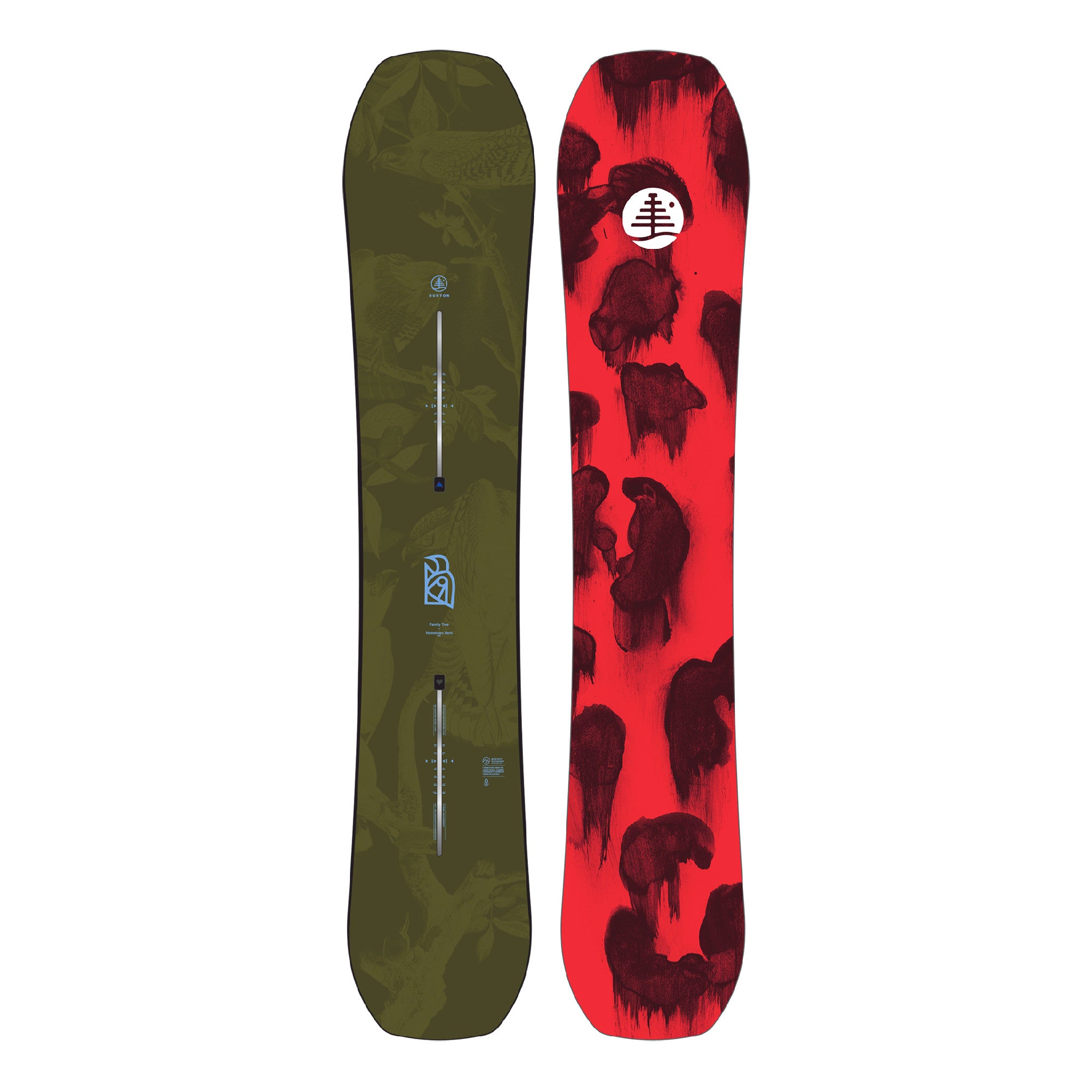 Burton Family Tree Hometown Hero Camber Snowboard - Family Tree - Burton Freeride