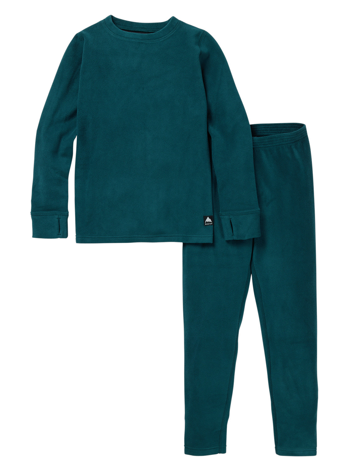 Kids' Burton Fleece Base Layer Set - Deep Emerald