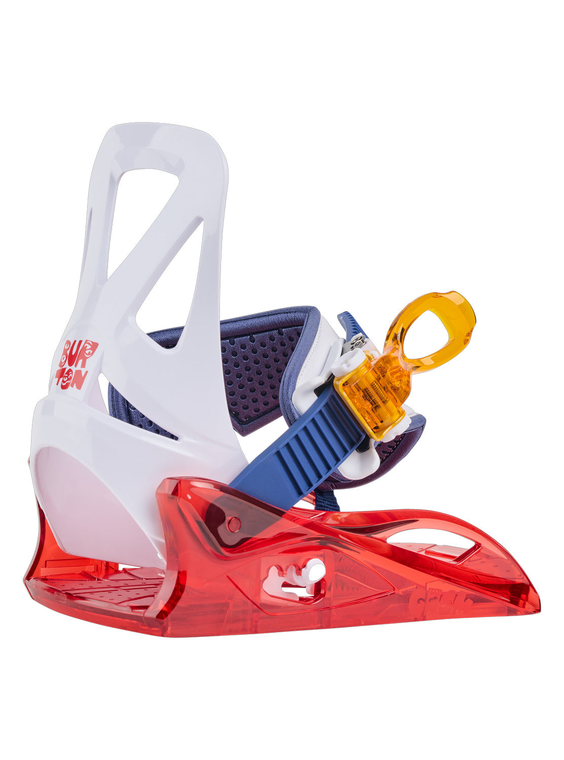 Kids' Burton Grom Disc Snowboard Bindings - Red Multi M