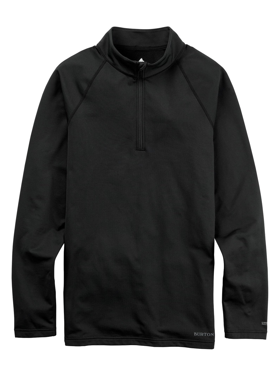 Men's Burton Heavyweight X Base Layer Quarter-Zip Shirt - True Black