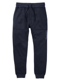 Men's Burton Oak Fleece Pants - True Black Heather '26 - Burton Pants Apparel