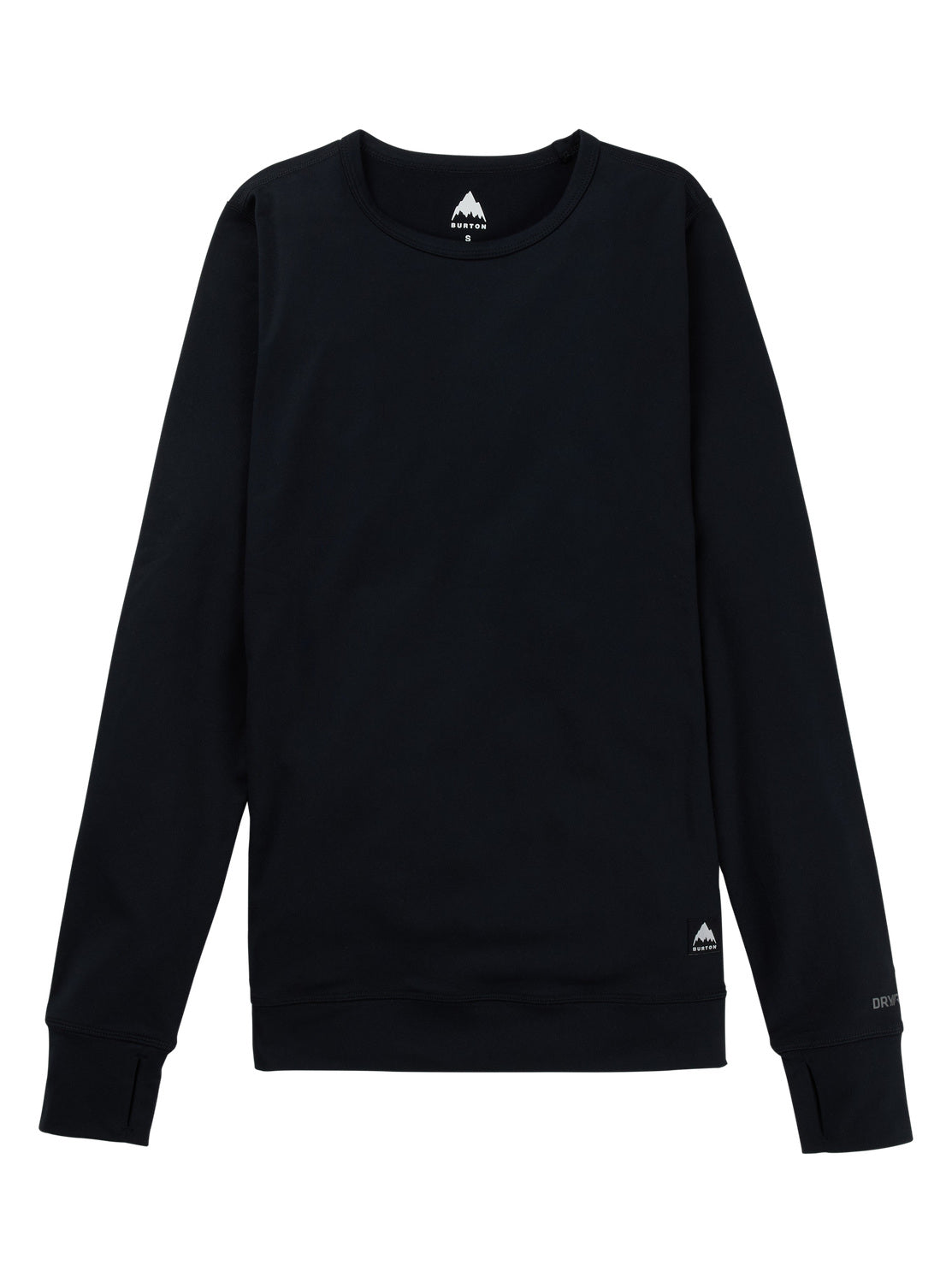 Women's Burton Midweight Base Layer Crewneck - True Black