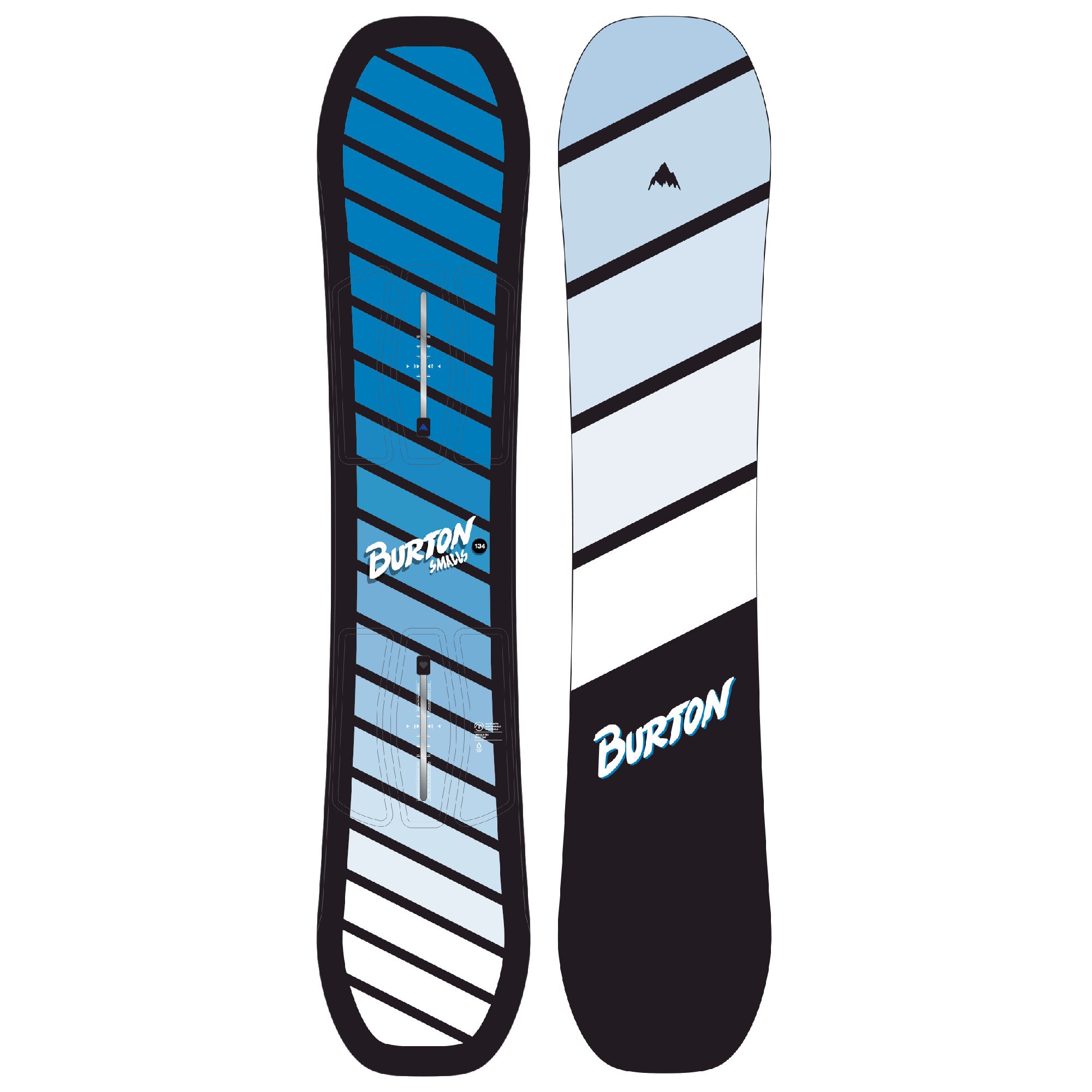 Kids' Burton Smalls Flat Top Snowboard - Blue - Burton All Mountain