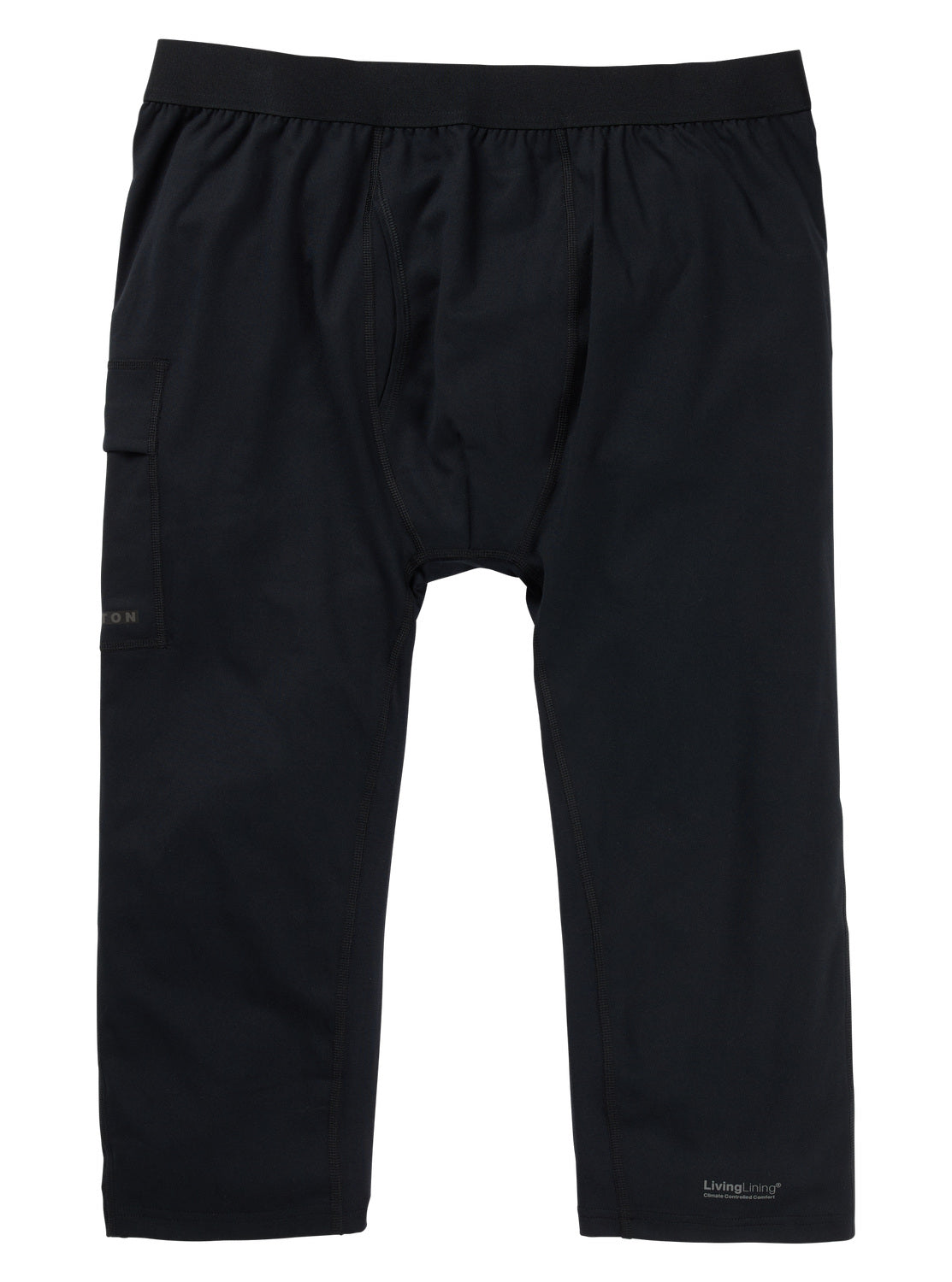 Men's Burton Midweight X Base Layer Three-Quarter Boot Pants - True Black