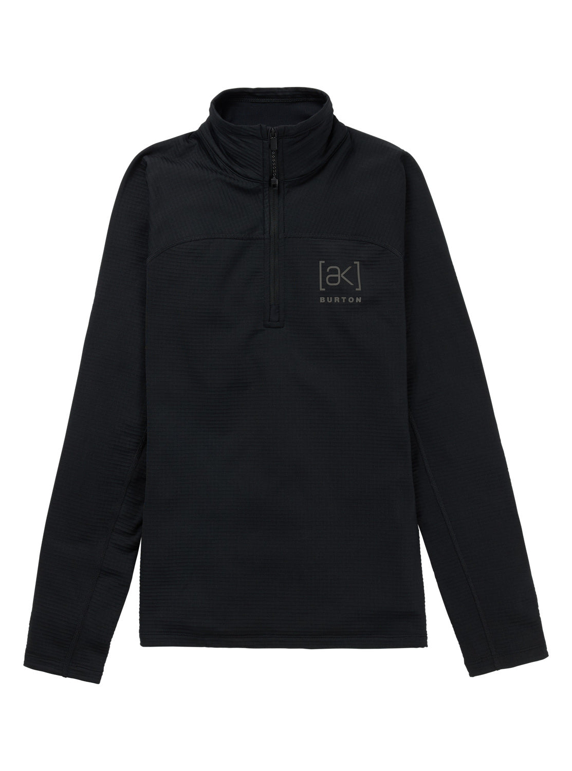 Women's Burton [ak] Helium Grid Quarter-Zip Fleece - True Black