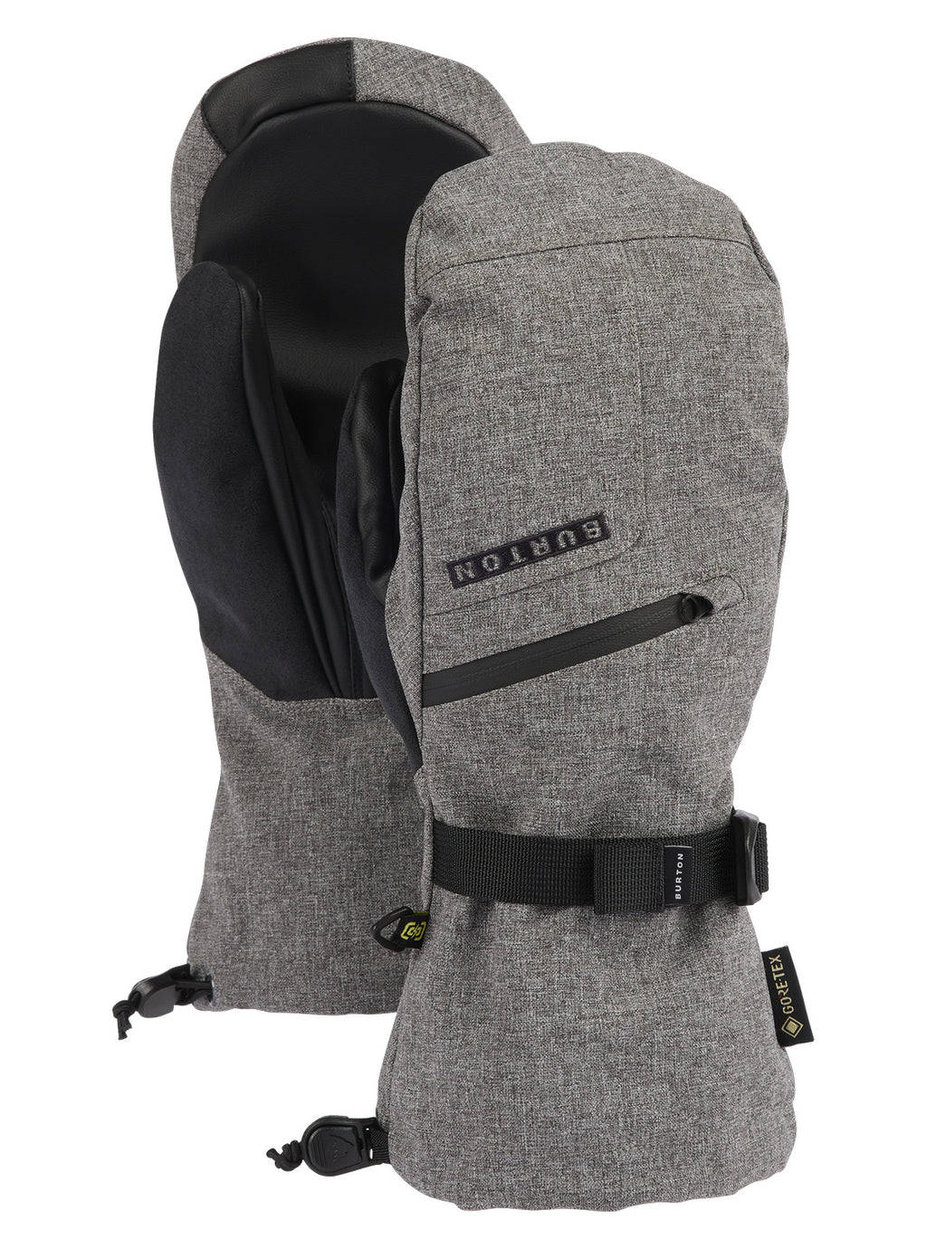 Men's Burton GORE-TEX Mittens - Gray Heather - Burton Mitts